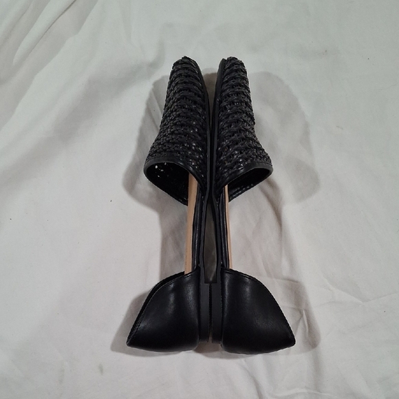 LC Lauren Conrad Women's Black Textured Loafers Size 6 - Picture 4 of 8